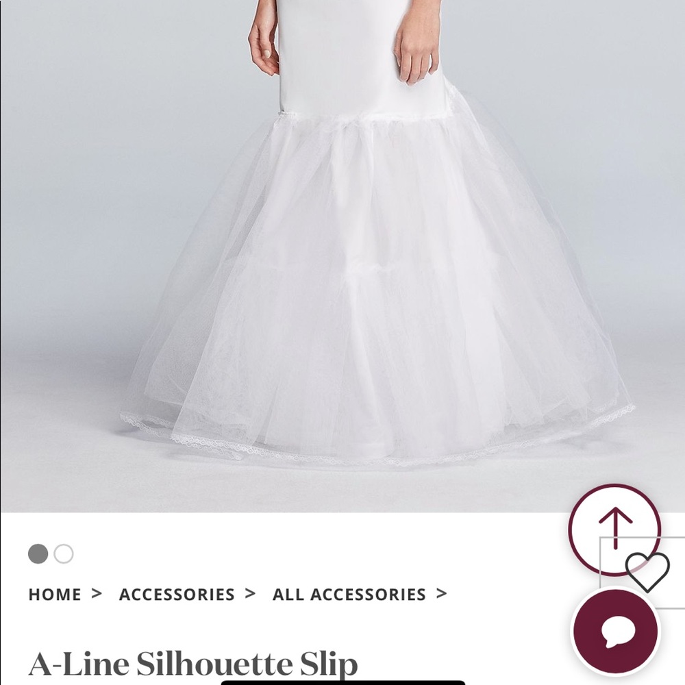 A-Line Slip / wedding dress slip / David’s Bridal